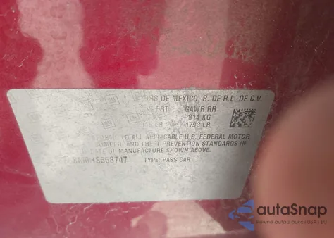 2017 Chevrolet Cruze Lt Auto from USA, damaged, VIN 3G1BE6SM0HS558747